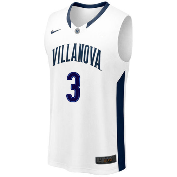 Men #3 Josh Hart Villanova Wildcats College Basketball Jerseys Sale-White